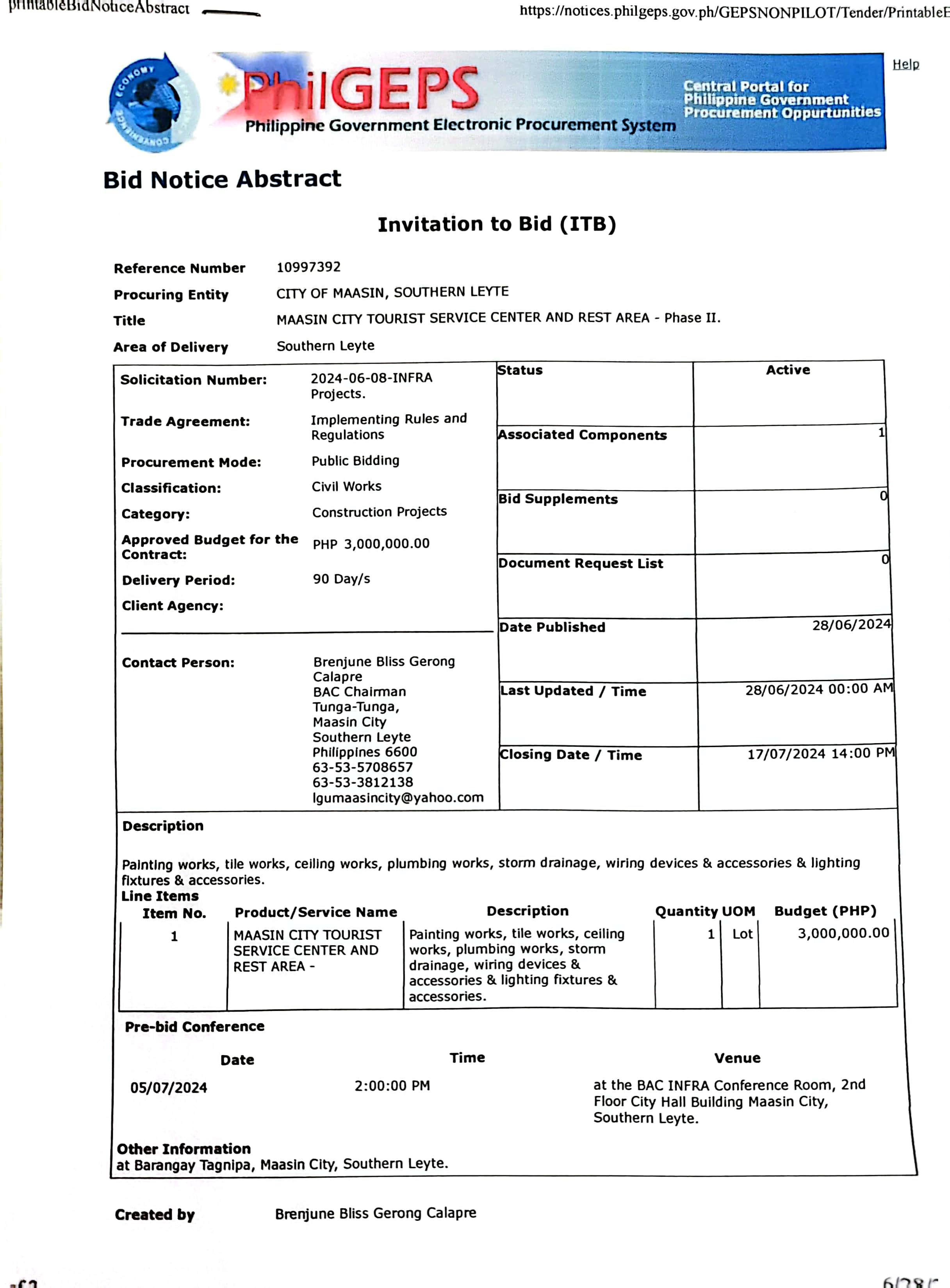 7 infra itb 062824